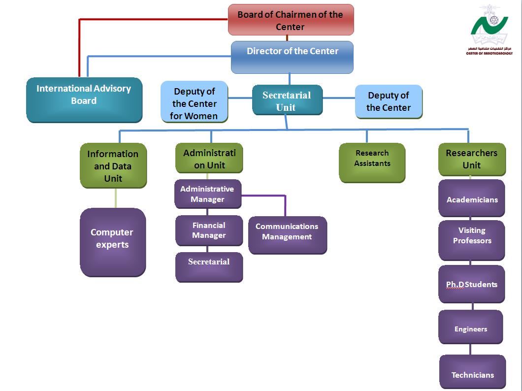 Center of Nanotechnology - Management Structure